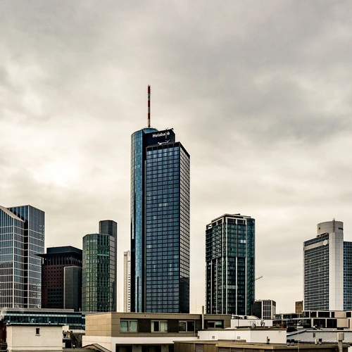 Frankfurt Ein Blick über die Skyline Frankfurts.